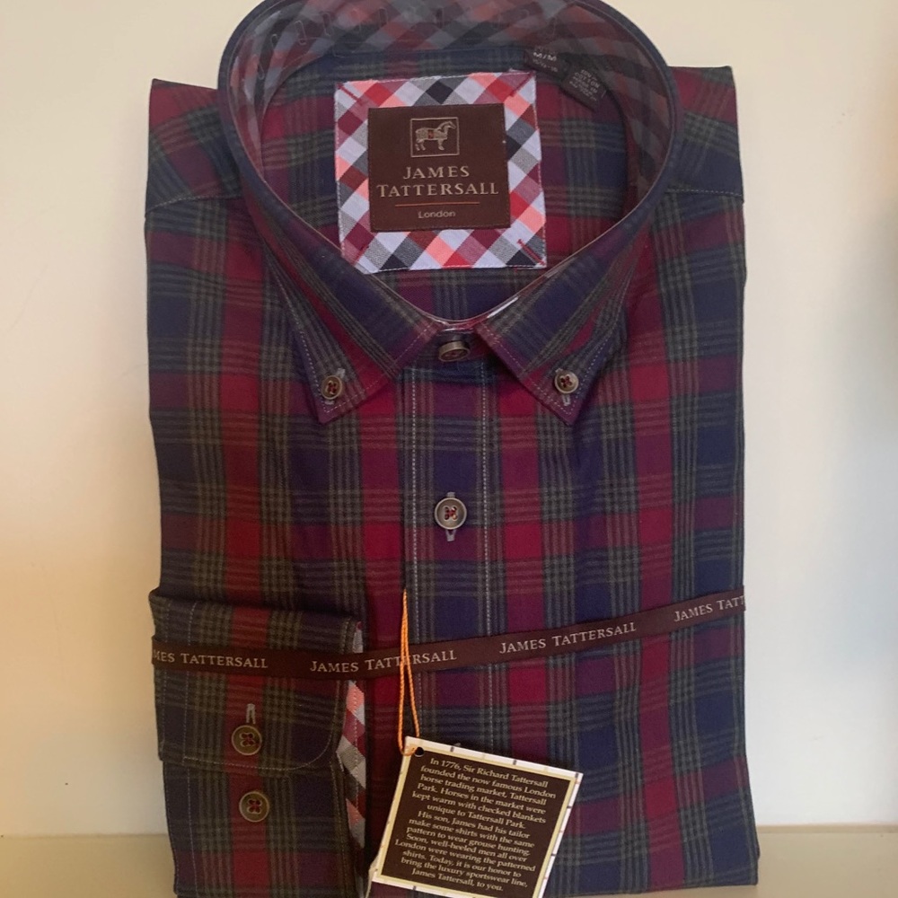 James Tattersall Men’s Collared Shirt